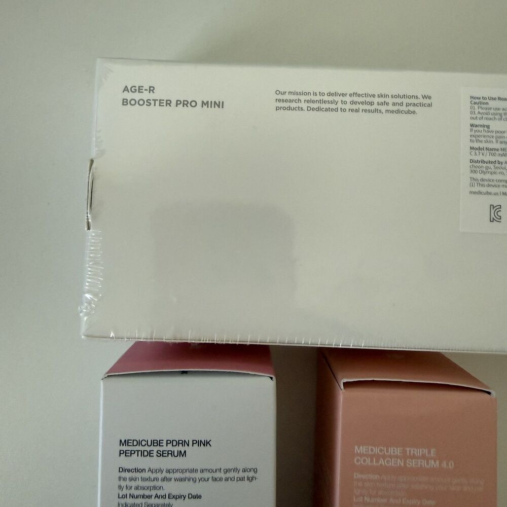 NIB New Medicube Booster Pro mini peptide collagen serum 3 piece bundle - Picture 5 of 6